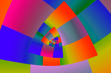 Fototapeta premium fondo abstracto espiral en degrade multicolor 