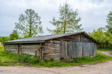 old wooden shed - Holzschuppen Leopldskron Salzburg