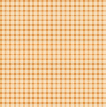 Orange Gingham Pattern