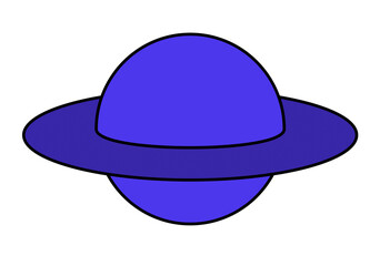 Blue Ringed Planet icon