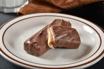 Chocolate caramel bar