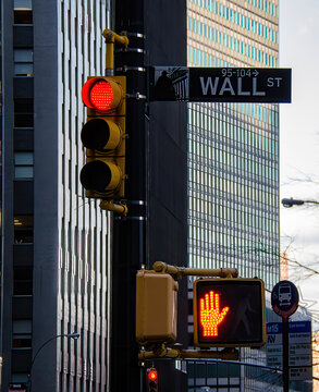 Wall Street Red Light, New York