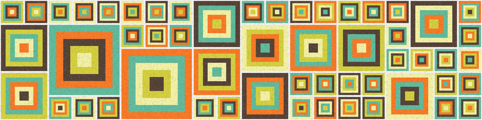 Abstract Geometric Pattern generative computational art illustration