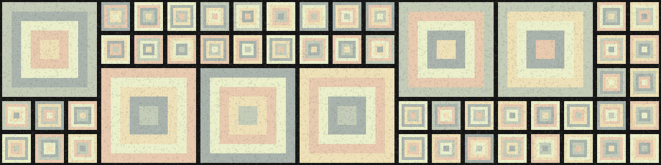 Abstract Geometric Pattern generative computational art illustration