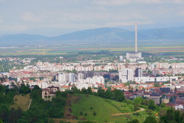 View of the new city - Brasov, Transylvania, Romania