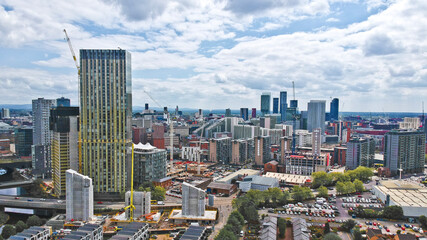City of Manchester & Salford, England, Britain.	
