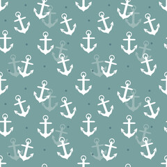 Anchor background. Anchor seamless pattern, digital paper