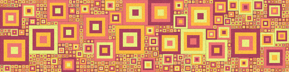 Abstract Geometric Pattern generative computational art illustration