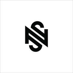 letter NS logo 