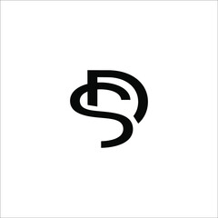 letter DS logo 