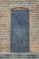 Architectural fragments of Padua Abbey of St. Justina (Abbazia di Santa Giustina - X century...