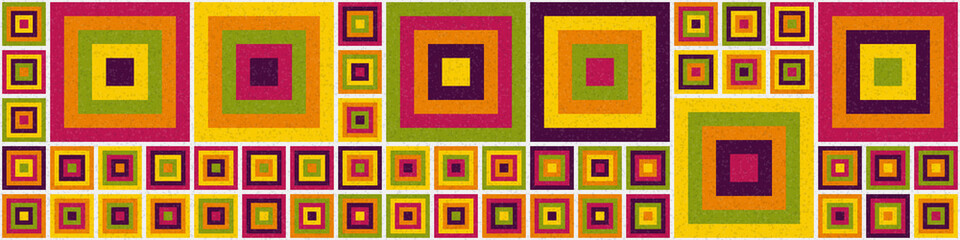 Abstract Geometric Pattern generative computational art illustration