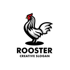 Fototapeta na wymiar Rooster Chicken Modern Creative Logo Illustration