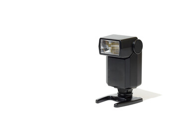 Camera flash with white background