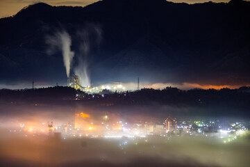 秩父夜景雲海