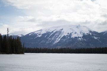 Winter Mountains Landscape