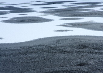 Fototapeta premium 氷紋