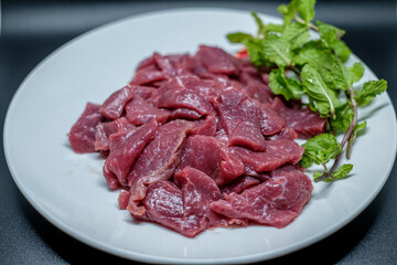 Laab is a delicious and very popular dish in northern Thailand.