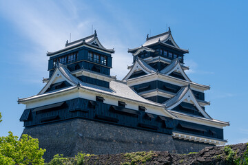 復旧中の熊本城_熊本県熊本市