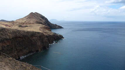 Fototapeta na wymiar view from the sea of Island of Madeira