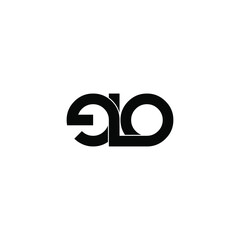 elo letter original monogram logo design