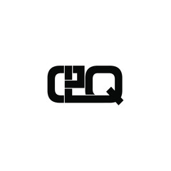 elq letter original monogram logo design