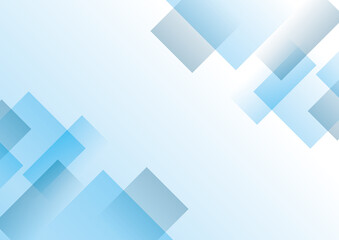 幾何学的な抽象背景　青