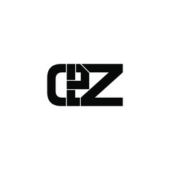 elz letter original monogram logo design