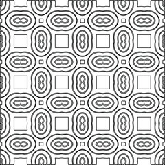 Geometric vector pattern with Black and white colors. abstract ornament for wallpapers and backgrounds.