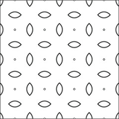 Geometric vector pattern with Black and white colors. abstract ornament for wallpapers and backgrounds.