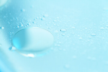 Macro of oil on water surface