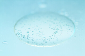 Macro of oil on water surface