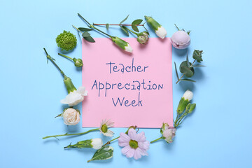 Greeting card for Teacher Appreciation Week