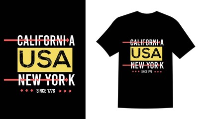 USA t shirt design vector illustration