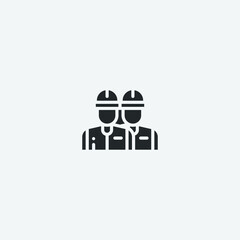 Engineers vector icon