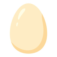 Egg natural healthy organic nutrition product. Vector cartoon flat trendy illustration hand drawn isolated