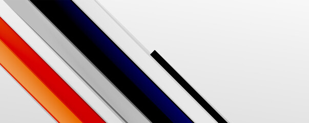 Multicolored lines background. Design template for business or technology presentations, internet posters or web brochure covers