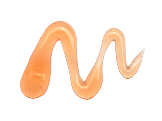 Sample of shower gel isolated on white