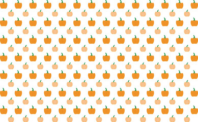 背景素材　可愛いカボチャのシンプルなパターン柄
