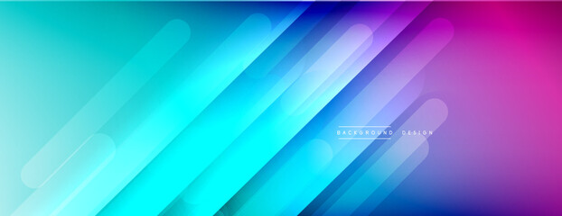 Dynamic lines abstract background. 3D shadow effects and fluid gradients. Modern overlapping forms
