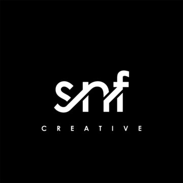 SNF Letter Initial Logo Design Template Vector Illustration