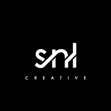 SNL Letter Initial Logo Design Template Vector Illustration