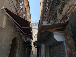 Street of Istanbul city.