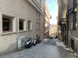 Street of Istanbul city.