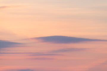 Fototapeta na wymiar Beautiful Vibrant Sunset Sky
