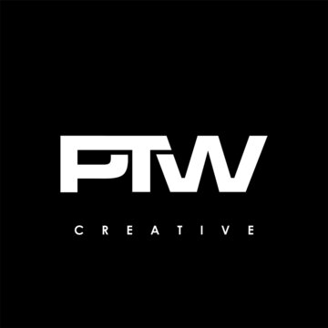 PTW Letter Initial Logo Design Template Vector Illustration