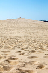 The Dune of Pilat, the tallest sand dune in Europe. La Teste-de-Buch, Arcachon Bay, Aquitaine, France