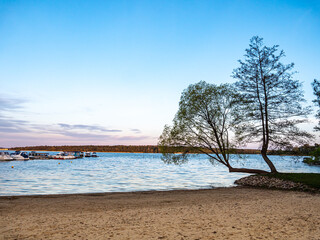 Müritz See an der Mecklenburgische Seenplatte