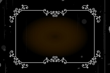 Background, template and blank for inscription and logo. Vector in retro silent movie style