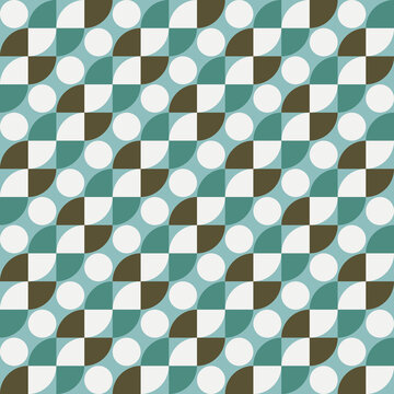 Simple Geometric Pattern Design With Basic Geometry Forms
